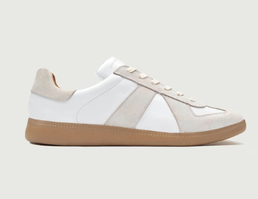 GAT German Army Trainer Sneakers - White / Gum