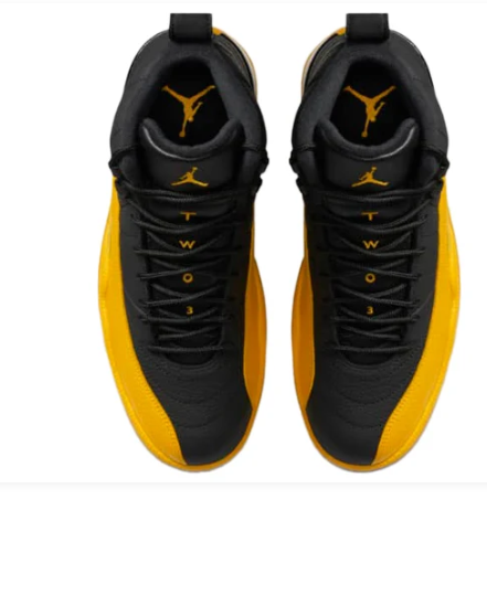 Air Jordan 12 Retro "University Gold" Black / Yellow 130690-070