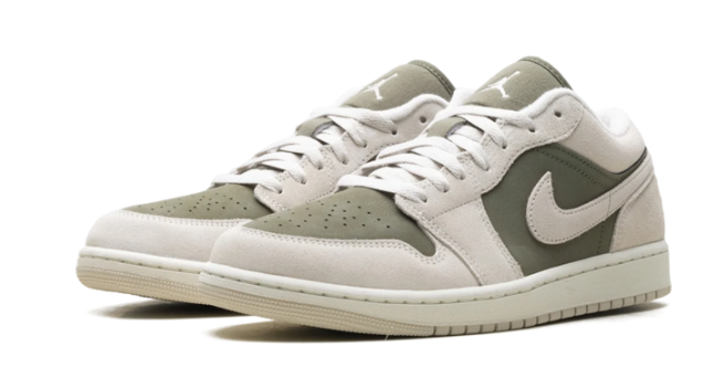 Air Jordan 1 Low SE Medium Olive Sail HV4089-201