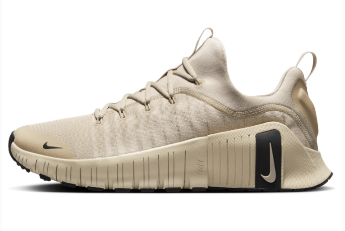 Nike Free Metcon 6 Training Shoes, Khaki/Black, FJ7127-200