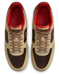 Nike Air Force 1 '07 Sneakers, Light British/Cacao Wow/Red, HQ3447-222