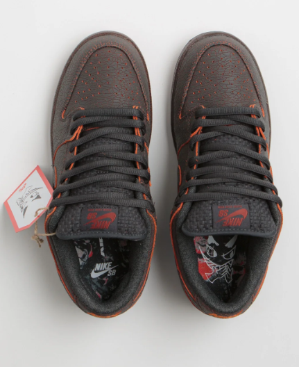 Nike SB Dunk Low Pro Premium “Krampus” – Dark Smoke Grey & Campfire Orange