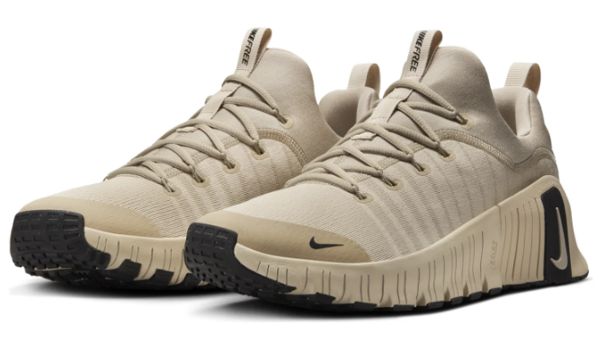 Nike Free Metcon 6 Training Shoes, Khaki/Black, FJ7127-200