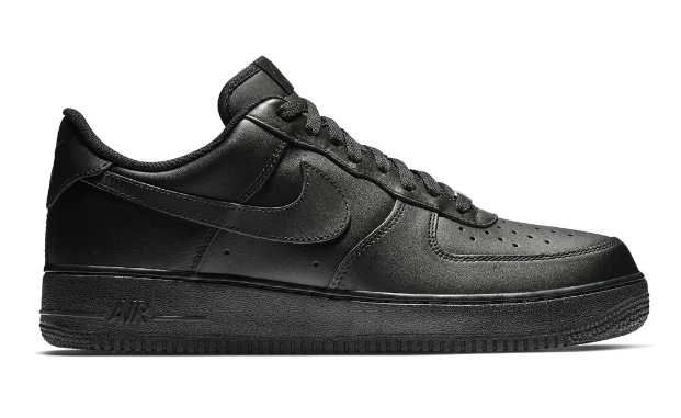 Nike Air Force 1 '07 Men's Sneakers, Triple Black