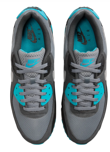 Nike Air Max 90 Sneakers, Cool Grey/Dusty Cactus/Black, DM0029-013