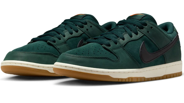 Nike SB Dunk Low Pro Orange Label Dark Fir/Black/Sail