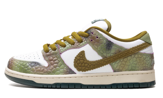 Nike SB Dunk Low Alexis Sablone “Chameleon” – White, Green & Pink