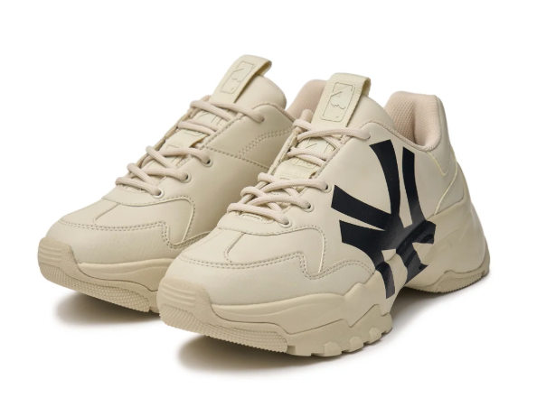 MLB Big Ball Chunky A New York Yankees Sneakers, Beige