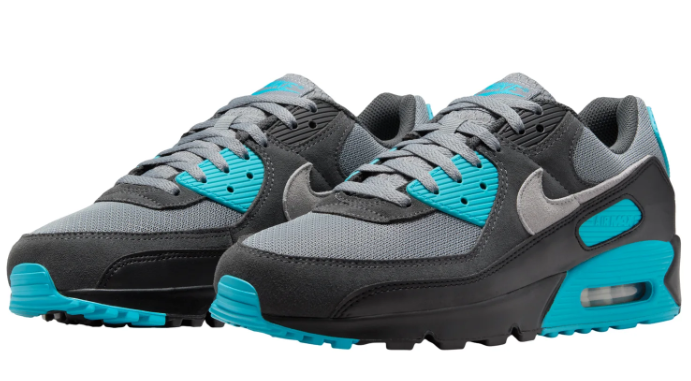 Nike Air Max 90 Sneakers, Cool Grey/Dusty Cactus/Black, DM0029-013