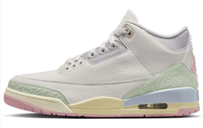 Air Jordan 3 Retro OG Spring Is In The Air Sail Jade Aura