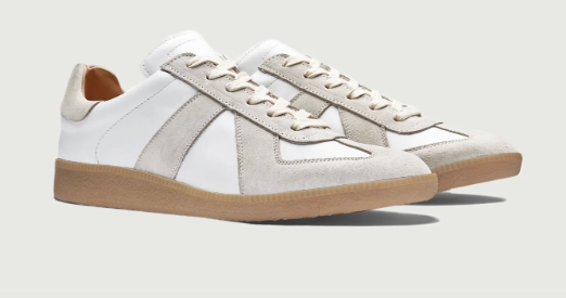 GAT German Army Trainer Sneakers - White / Gum