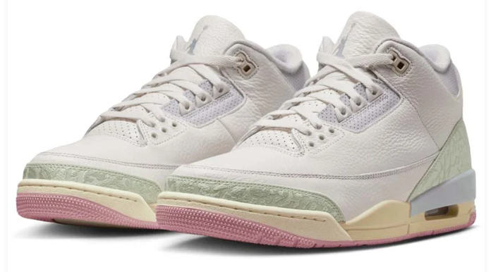 Air Jordan 3 Retro OG Spring Is In The Air Sail Jade Aura