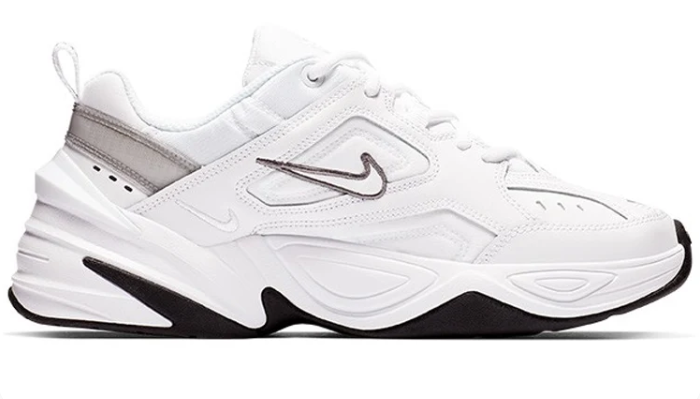 Women's Nike M2K Tekno Sneakers in White / Grey | BQ3378-100