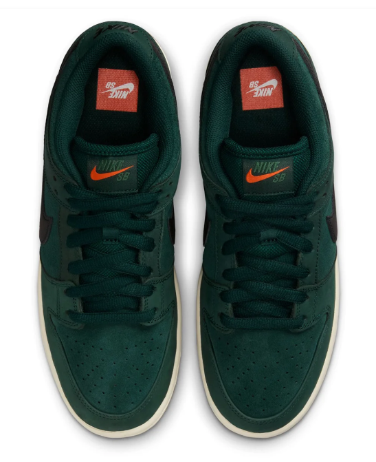 Nike SB Dunk Low Pro Orange Label Dark Fir/Black/Sail