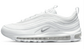 Nike Air Max 97 Triple White Sneakers, 921826-101