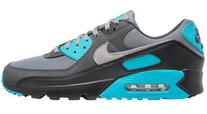 Nike Air Max 90 Sneakers, Cool Grey/Dusty Cactus/Black, DM0029-013