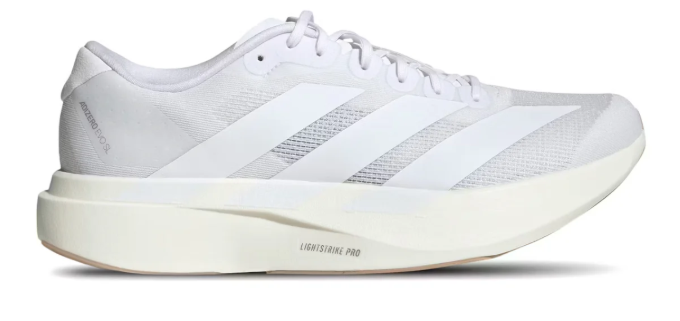 Men's adidas Adizero Evo SL Running Shoes, White (Clearance)