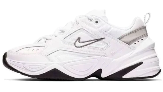 Women's Nike M2K Tekno Sneakers in White / Grey | BQ3378-100