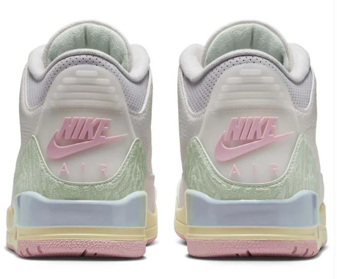 Air Jordan 3 Retro OG Spring Is In The Air Sail Jade Aura