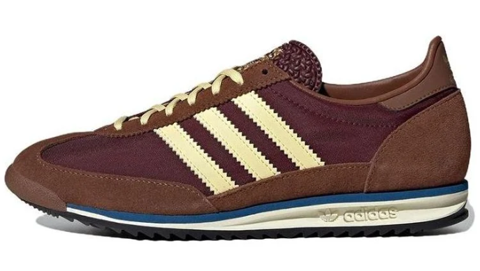 adidas SL 72 OG Women's Retro Sneakers in Preloved Brown / Almost Yellow | IE3425