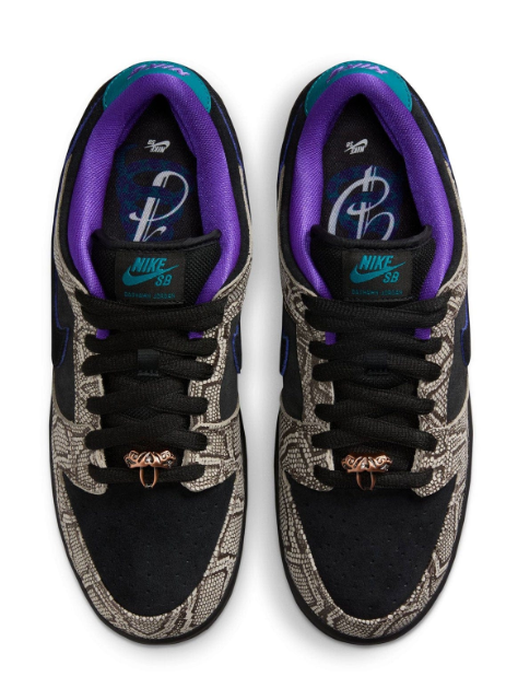 Nike SB Dunk Low Pro x Dashawn Jordan Black/Fierce Purple