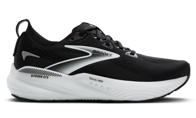 Brooks Glycerin GTS 22 Women's Running Shoes - Black / Grey / White