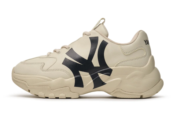 MLB Big Ball Chunky A New York Yankees Sneakers, Beige