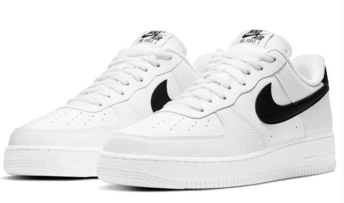 Nike Air Force 1 '07 Sneakers, White/Black, CT2302-100