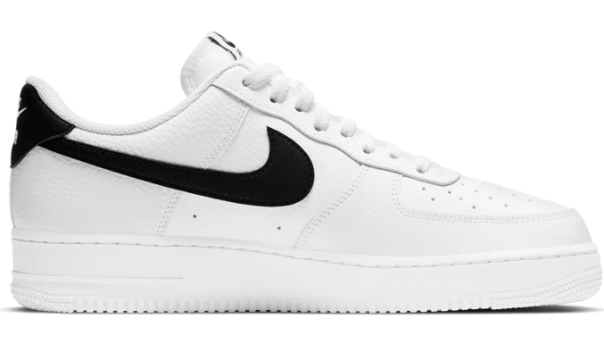 Nike Air Force 1 '07 Sneakers, White/Black, CT2302-100
