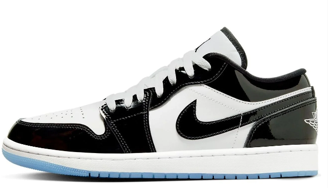Air Jordan 1 Low SE Black White Concord F1C329