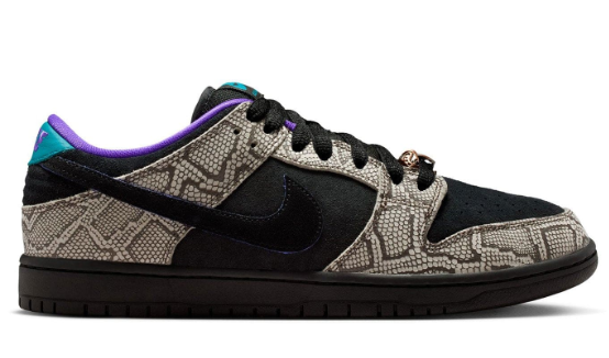 Nike SB Dunk Low Pro x Dashawn Jordan Black/Fierce Purple